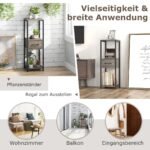 3 pakopų metalinis augalų stovas su stalčiais (Pilka)