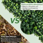 Dirbtinių augalų siena 92 x 38 x 86 cm (Žalia)