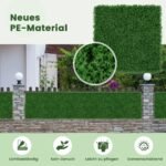 Dirbtinių samanų sienų paneliai (12 vnt.) (Tamsiai žalia)