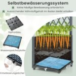 Pakeliamoji lysvė su atrama ir automatinio laistymo sistema (Pilka)