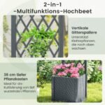 Pakeliamoji lysvė su atrama ir automatinio laistymo sistema (Pilka)