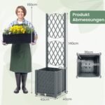 Pakeliamoji lysvė su atrama ir automatinio laistymo sistema (Pilka)