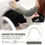 Minkštas šunų guolis su nuimamu užvalkalu (Juoda)