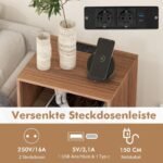 Stovas patefonui su įkrovimo stotele ir skyriais plokštelėms (Riešuto)