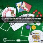 Profesionalus pokerio žetonų rinkinys su dėklu (Juoda)