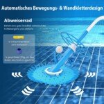 Automatinis baseino valytuvas su 36 lamelių disku (Mėlyna)