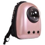 Gyvūnų transportavimo kuprinė su skaidriu kupolu (Žalia)