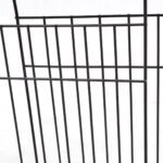 Reguliuojamo pločio mediniai apsauginiai varteliai durims ir laiptams (Ruda)