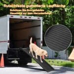 Ištraukiama šunų rampos automobiliams – gyvūnų įlaipinimo pagalba (Juoda)