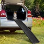 Ištraukiama šunų rampos automobiliams – gyvūnų įlaipinimo pagalba (Juoda)