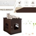 Daugiafunkcis namelis spintelė katėms (Ruda)