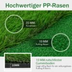 Golf PUTTING treniruočių kilimėlis su trimis skylutėmis 300x100 cm (Žalia)