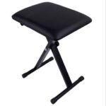 Reguliuojamo aukščio sulankstomas klaviatūros suoliukas (Juoda)