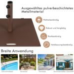 Stadionas su ratukais ir rankena 22 5 kg (Ruda)