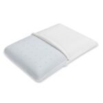 Ergonomiška atstatomojo putplasčio pagalvė 60x40x13 cm (Balta)