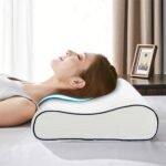 Ergonomiška atraminė pagalvė iš atsitraukiančių putų (Balta)