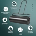 Sodo volas 48L talpos 60cm darbinio pločio (Juoda)