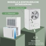 Drėgmės surinkėjas su 24 valandų laikmačiu ir 2.2 l talpa (Balta)