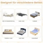 Sulankstomas vaikiškos lovytės bortelis (Balta)