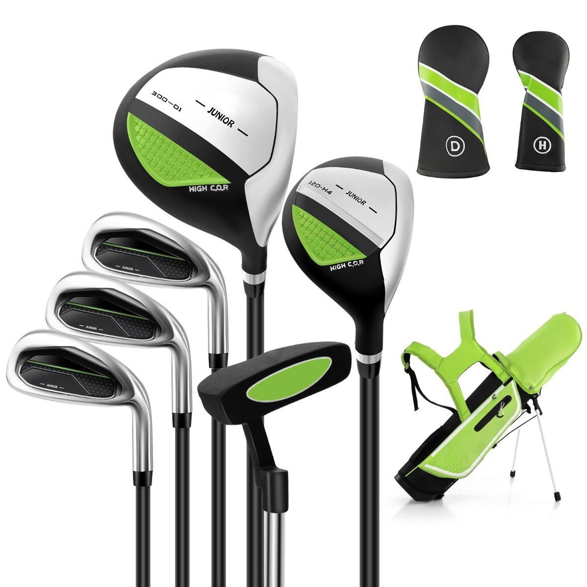 rechtshand-golfschl_gers_tze-sp38123gn_8_ Vaikiškas golfo komplektas su krepšiu (Žalia)