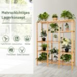 Bambukinė augalų lentyna (Natūrali)