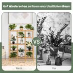 Bambukinė augalų lentyna (Natūrali)