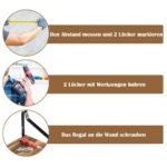 Dvipusis sieninis lentynų komplektas (Ruda)