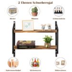 Dvipusis sieninis lentynų komplektas (Ruda)