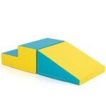 Minkštos laipiojimo kaladėlės vaikams (2 vnt) (Geltona)