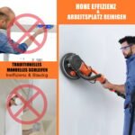 Elektrinis gipso kartono šlifuoklis su dulkių nusiurbimu (Oranžinė)