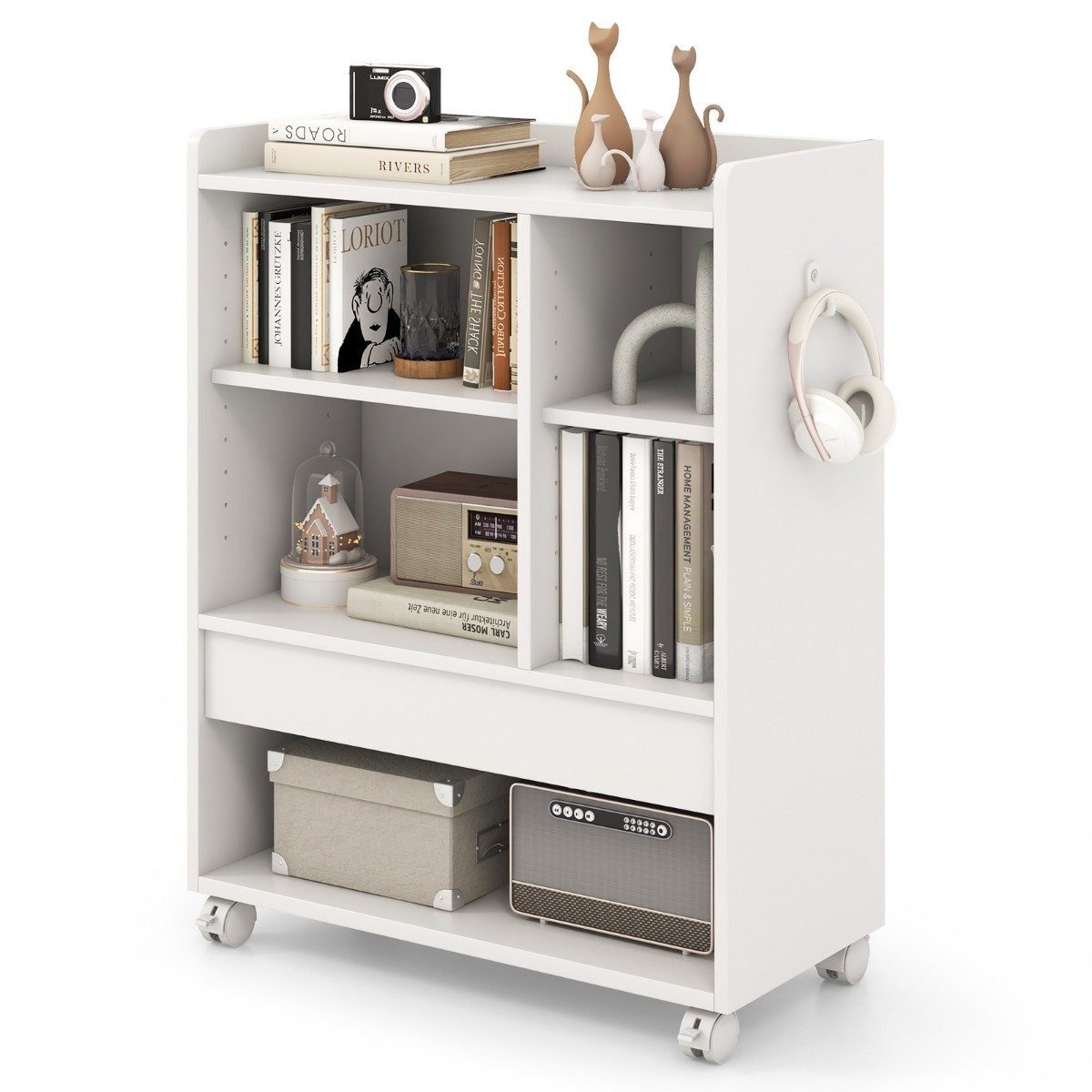 rollcontainer-b_roschrank-11275_1__1 Mobilus biuro stalčius su reguliuojamomis lentynomis (Balta)