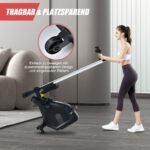 Magnetinis sulankstomas irklavimo treniruoklis (Juoda)