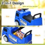 Vaikiškas automobilis su garso efektais ir daiktadėže (Mėlyna)