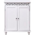 Vonios ir daugiafunkcinė spintelė su daiktadėže (Balta)