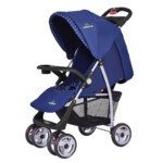 Sulankstomas sportinis vežimėlis su reguliuojamu stogeliu (Pilka)