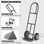 Transportavimo vežimėlis su P formos rankena (Juoda)