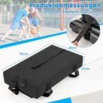 Krepšinio stovų pagrindas su smėlio maišu (Juoda)