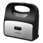 Daugiafunkcis elektrinis sumuštinių keptuvas 750 W (Juoda ir sidabrinė)