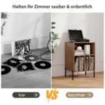 Stovas patefonui su įkrovimo stotele ir lentynomis (Ruda)