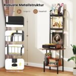 Stovas 5 vinilinėms plokštelėms (Rustiška ruda)