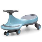 Vaikiškas paspiriamasis automobilis su 360° vairu (Mėlyna)