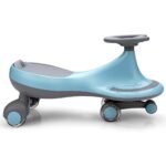 Vaikiškas paspiriamasis automobilis su 360° vairu (Mėlyna)