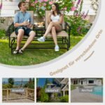 Dvivietės sūpynės su stalu (Smėlio)