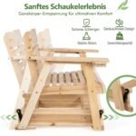 Lauko supamasis krėslas iš medžio (Natūrali)