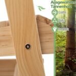 Lauko supamasis krėslas iš medžio (Natūrali)