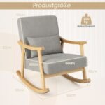 Ergonomiška supamoji kėdė su porankiais (Pilka)