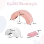 3 dalių minkštų putplasčio blokelių rinkinys vaikams (Rožinė)