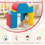 5 dalių putplasčio blokelių rinkinys vaikams (Mėlyna)