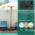 Užpildomas skėčių stovas (Juoda)