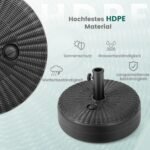 Užpildomas skėčių stovas (Juoda)